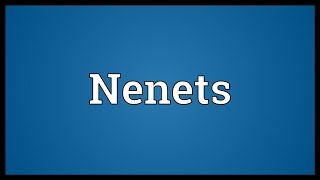 Nenets Meaning [upl. by Narra711]