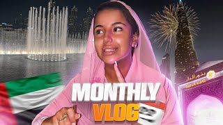 Découverte de Dubai  Mon Retour en France I MONTHLY VLOG 🌸 [upl. by Russ]