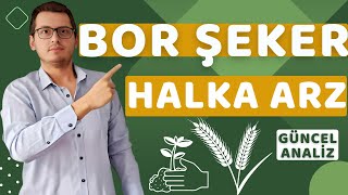 BOR ŞEKER HALKA ARZ  BOR ŞEKER BORSK HALKA ARZ  YENİ HALKA ARZ  HALKA ARZ  BORSA İSTANBUL BIST [upl. by Nerti200]