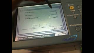 Canon imageRunner How to Set or Check IP Address [upl. by Eibba]