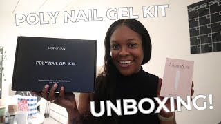 This is how I get the Best DIY Nail Set at Home  Morovan Polygel Unboxing [upl. by Mollie]