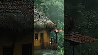 Soothing Rain Sounds at Night sleep rainsounds rain relax shorts nature whitenoise forest [upl. by Alyda817]