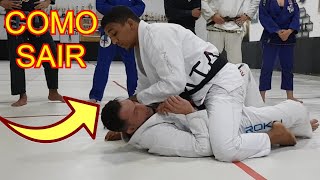 4 SAÍDAS DA MONTADA JIU JITSU FEU BJJ [upl. by Edrahc]