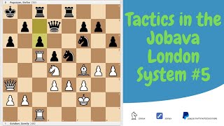 Tactics in the Jobava London System you should know 5 Golubov vs Pogosyan [upl. by Azenav865]