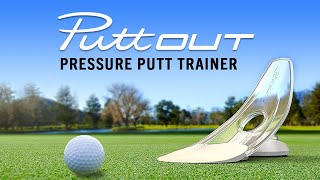 PuttOUT Pressure Putt Trainer FEATURES [upl. by Nairbo]