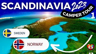 Scandinavia Camper Tour 2023 55 Wochen durch Schweden amp Norwegen  Ein unvergessliches Abenteuer [upl. by Euqinim]