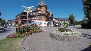 STREET VIEW Hinterzarten im Schwarzwald in GERMANY [upl. by Rohn968]