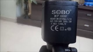 Sobo WP 3000F Internal Filter Unboxing and Testing [upl. by Dyane]