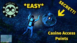 How to Scope All Access Points  GTA V ONLINE DIAMOND CASINO HEIST [upl. by Landau]