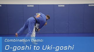 Ogoshi to Ukigoshi  Combination demo [upl. by Adriana]