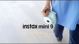 INSTAX MINI 9 TUTORIAL [upl. by Hackett]