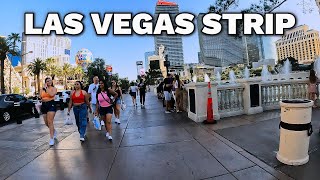 Las Vegas Strip Walk  Las Vegas Nevada 2024 [upl. by Leahcimaj753]