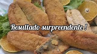 COMO FRITAR PEIXE NA AIRFRYER  peixeempanadosequinho [upl. by Kikelia]