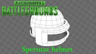 PLAYERUNKNOWNS Battlegrounds Spetsnaz helmet [upl. by Nahsaj]