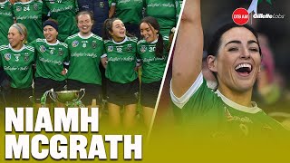 Retaining AllIreland camogie title champions from fathers to daughters  Sarsfields Niamh McGrath [upl. by Atilam]