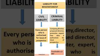 Liabilities for Mis statement in prospectus companiesact2013 companylaw prospectus [upl. by Lory]