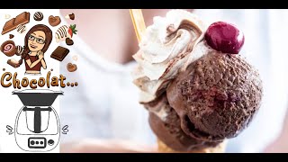 Glace chocolat cerise avec Thermomix [upl. by Soo]