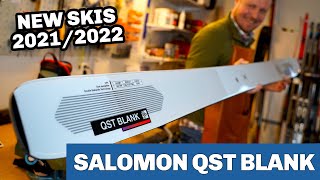 Salomon QST BLANK skis 2022  SNEAK PEAK [upl. by Yebloc]