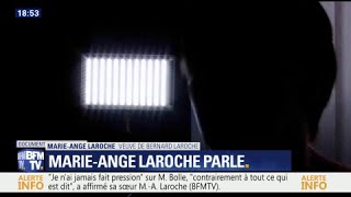 DOCUMENT BFMTV  quotJe nai jamais fait de pressionquot sur Murielle Bolle dit sa sœur MarieAnge Laroche [upl. by Lucinda942]