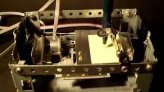 Micro CNC From Floppy Drives [upl. by Emirac]