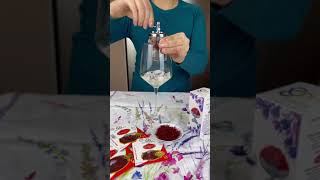 How to cold brew Saffron How to get most color and aroma from Saffron  Parsa Global Saffron amp Tea [upl. by Ylecic263]