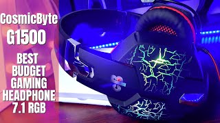 Best Budget Gaming Headphone For PUBG Fortnite  Cosmic Byte G1500  71 Surround Sound  Worth It [upl. by Narcissus787]