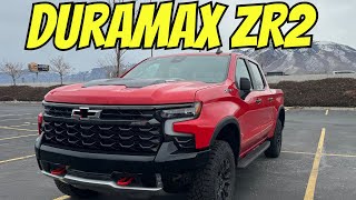 Its Mostly Great  2024 Silverado ZR2 Initial Thoughts 30 Duramax Diesel [upl. by Ehsrop]