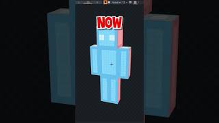 Make Minecraft Skins with Blockbench shorts [upl. by Akcimahs]