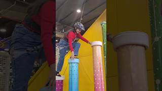 Trampoline park in Kolkata 🤪💕 fun trampoline viralvideo [upl. by Gnahc]