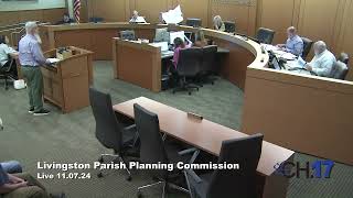 Livingston Planning Commission 11 7 24 [upl. by Intruok]