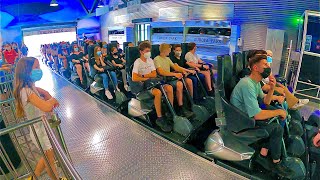 Silver Star Roller Coaster Ride at Theme Park EuropaPark in Germany [upl. by Vita]