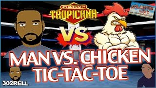 Man vs Chicken TicTacToe Challenge LOL Tropicana Casino amp Resort Atlantic City [upl. by Seedman]