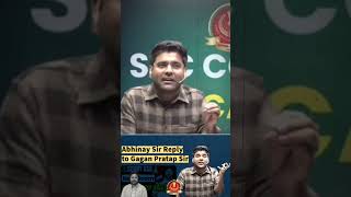 Abhinay Sirs Reply to Gagan Pratap Sir abhinaymaths gaganpratapmaths ssc cgl [upl. by Denten]