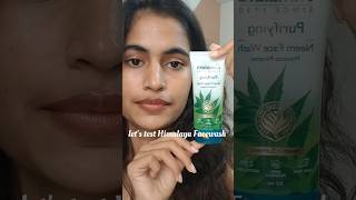 Himalaya Neem Facewash ph testshortsskincarephtest [upl. by Eatnwahs617]