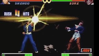 Prototype Kof 98 anniversary edition Shingo combos Rom atualizada 2016 [upl. by Tirrej296]