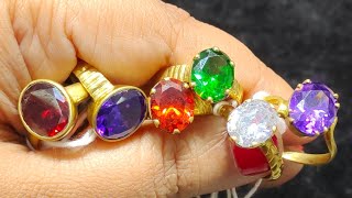 রত্ন পাথরের আংটি ও রুপার লেডিস আংটির দাম  Silver amp Gems stone ladies finger ring price Bangladesh [upl. by Jalbert]