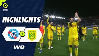 RC STRASBOURG ALSACE  FC NANTES 1  2  Highlights  RCSA  FCN  20232024 [upl. by Rialcnis]