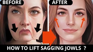 🛑 CHISELED JAWLINE EXERCISE  LIFT SAGGY SKIN JOWLS LAUGH LINES FOREHEAD FROWN LINES EYE BAGS [upl. by Htieh]