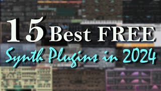 15 Best FREE Synth Plugins in 2024 [upl. by Mussman]