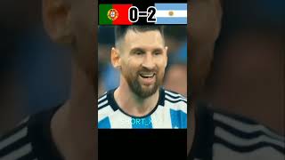 Portugal vs Argentina 32 Ronaldo Hattricks 🔥World Cup Final Imaginary Match highlights amp goals [upl. by Mode548]