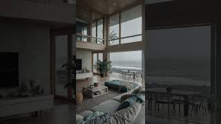 Seaside Loft in the Rain  Cozy Ocean Views with Soothing Rain Sounds [upl. by Marlyn78]