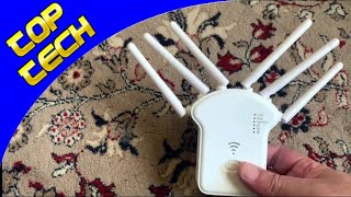 Wifi Extender 1200Mbps 5 8G Six Antennas Setup [upl. by Evers]