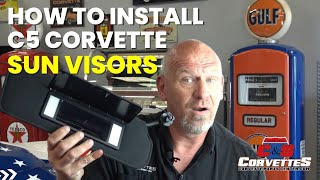 How to install C5 Corvette Sun Visors  Stepbystep Guide [upl. by Animahs]