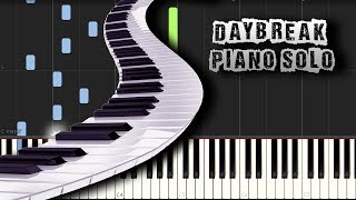 Daybreak  Piano Solo in C Major  Piano Tutorial Synthesia Download MIDI [upl. by Noakes]