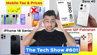 New Mobiles Price amp Tax Infinix Zero 40  Reno 12F Launch and Price  Dont Buy C67Y28  iPhone 16 [upl. by Nolubez613]