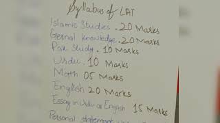 LAT Syllabus 2024 [upl. by Mccreary694]