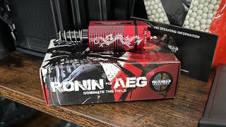 Warhead Industries Ronin 45k brushless Airsoft motor Unboxing and testing [upl. by Nickie]