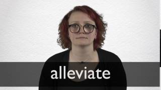 How to pronounce ALLEVIATE in British English [upl. by Sven]