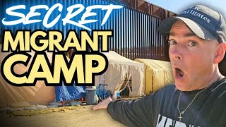 SECRET MIGRANT CAMP San Ysidro California BORDER CRISIS [upl. by Alphonse]