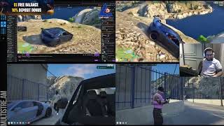 SOB vs Hades at Mirror Park Multiple live reactions  GTA NoPixel 40 [upl. by Rajewski754]